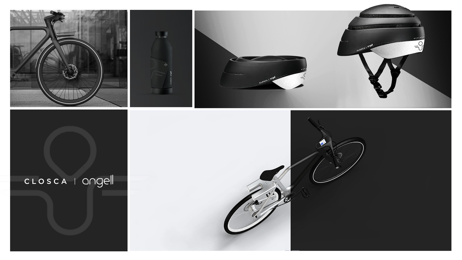 Closca x Angell bike