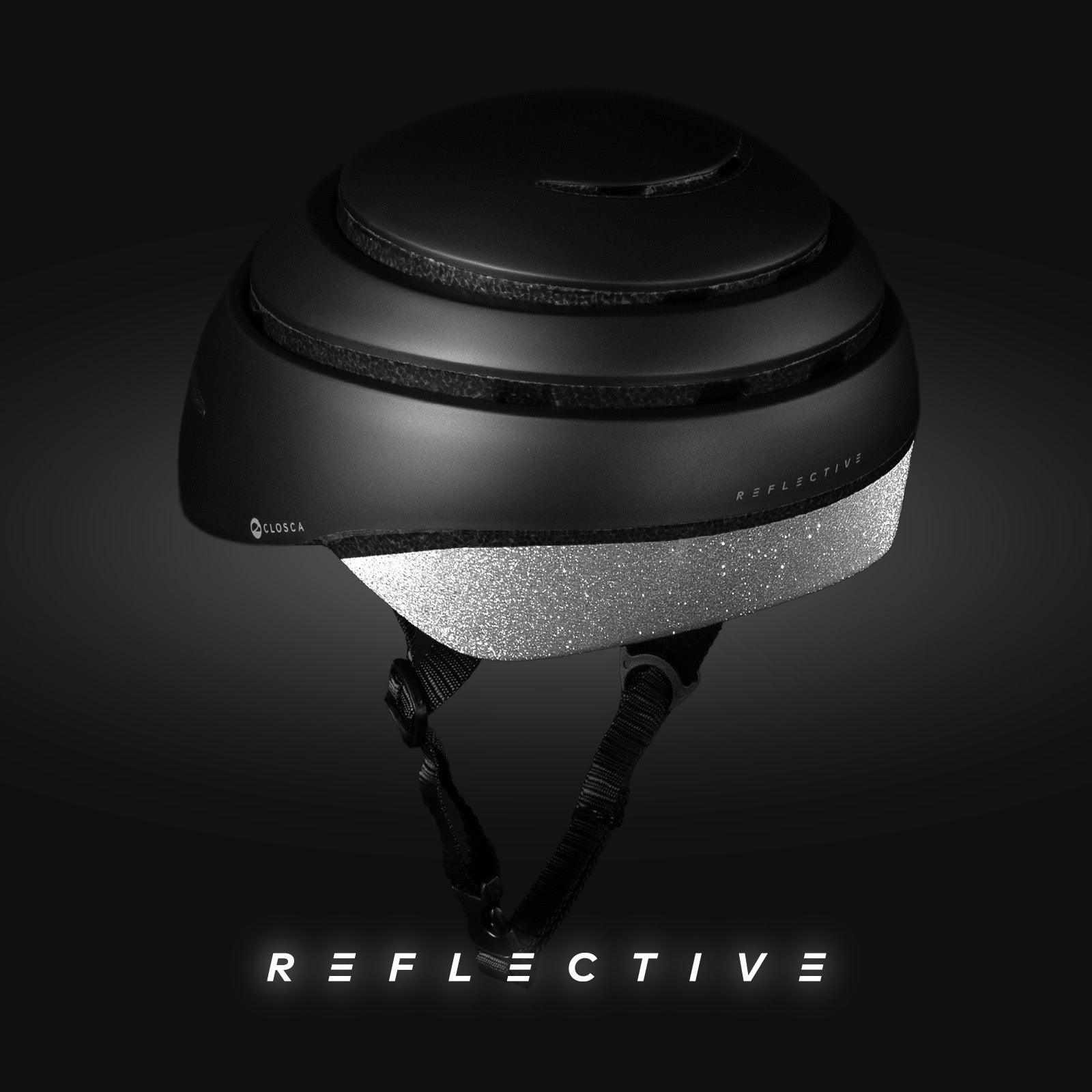 Black Reflective Silver