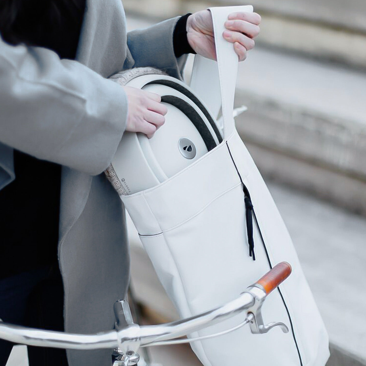 Helmet Visor Nordic White Wheat