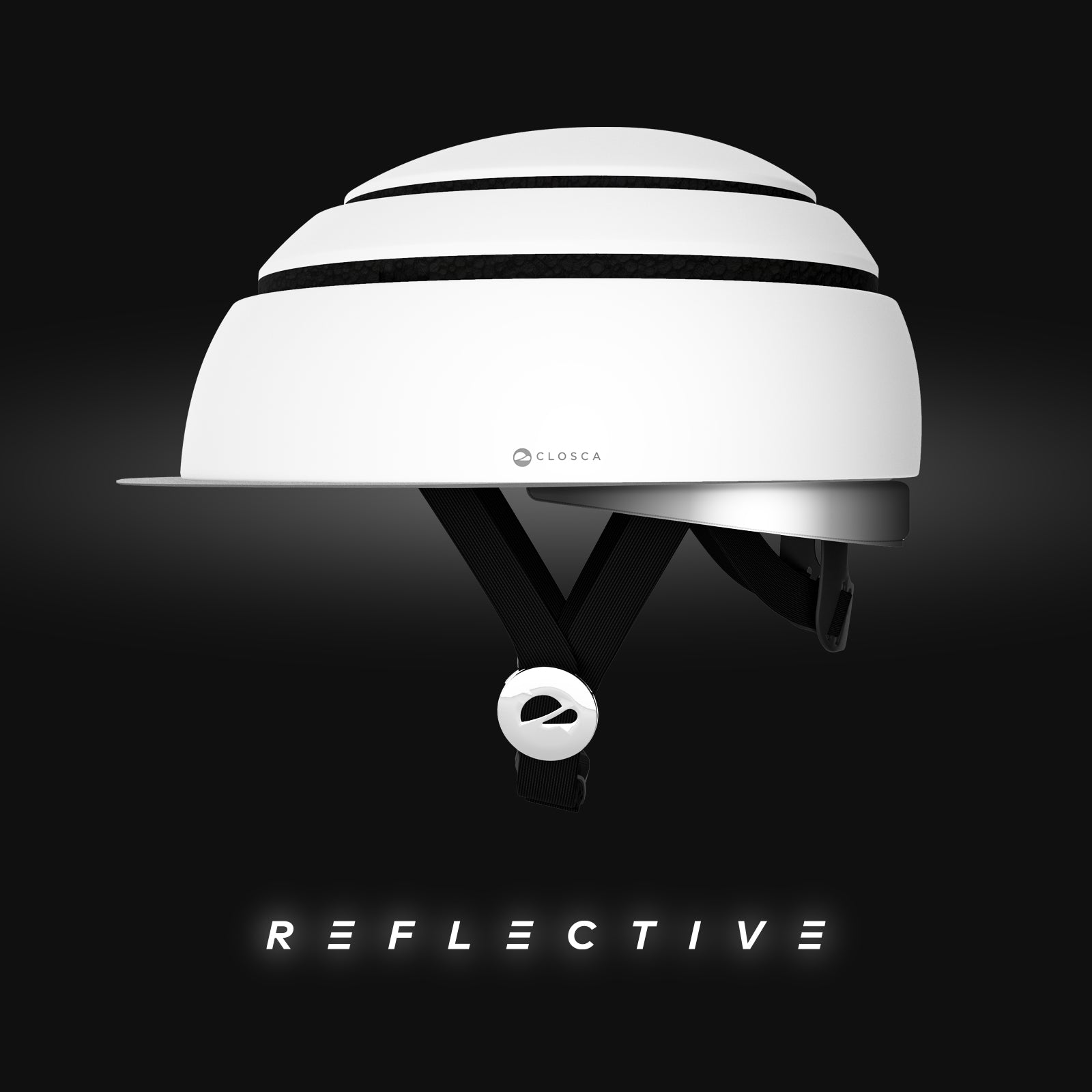 Helmet Visor Reflective White