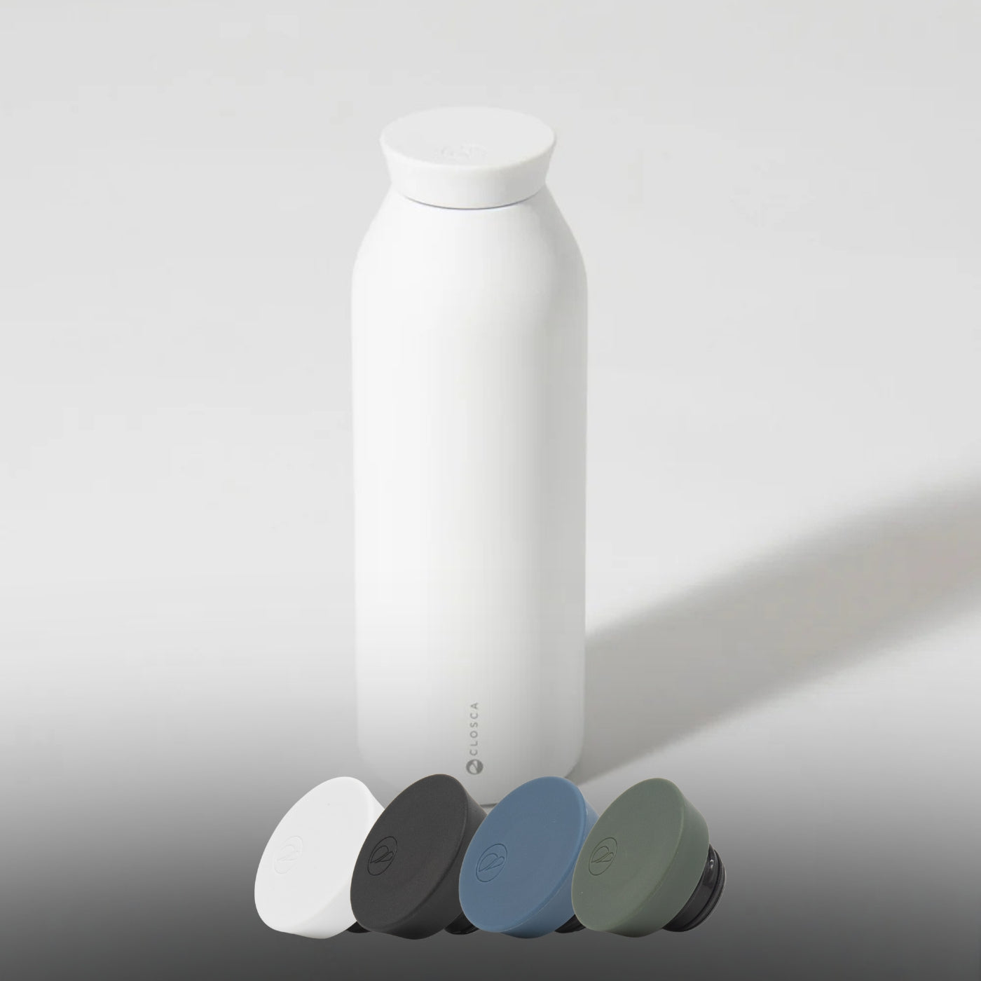 Customized bottles color range: Green, blue, white, black.
