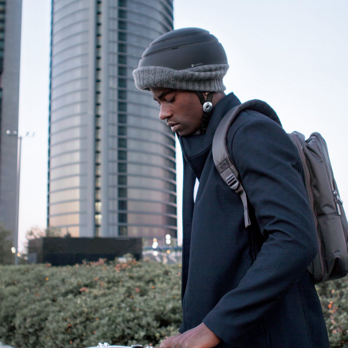 Helmet Visor Nordic Black Gray