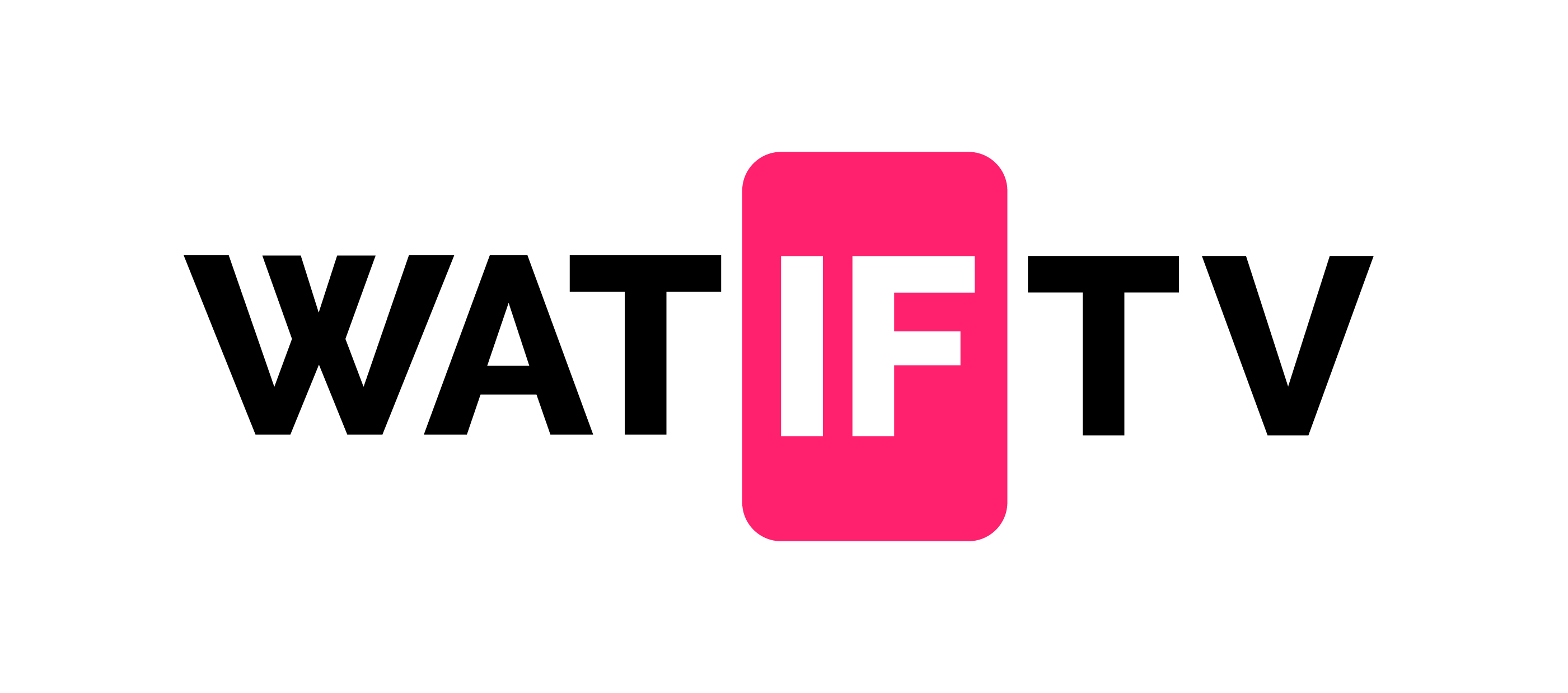 WATIF TV wordmark black